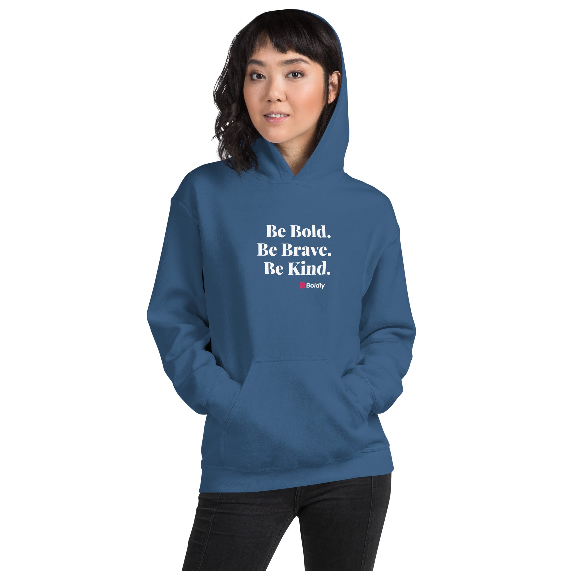 Unisex Hoodie - Bold Brave Kind