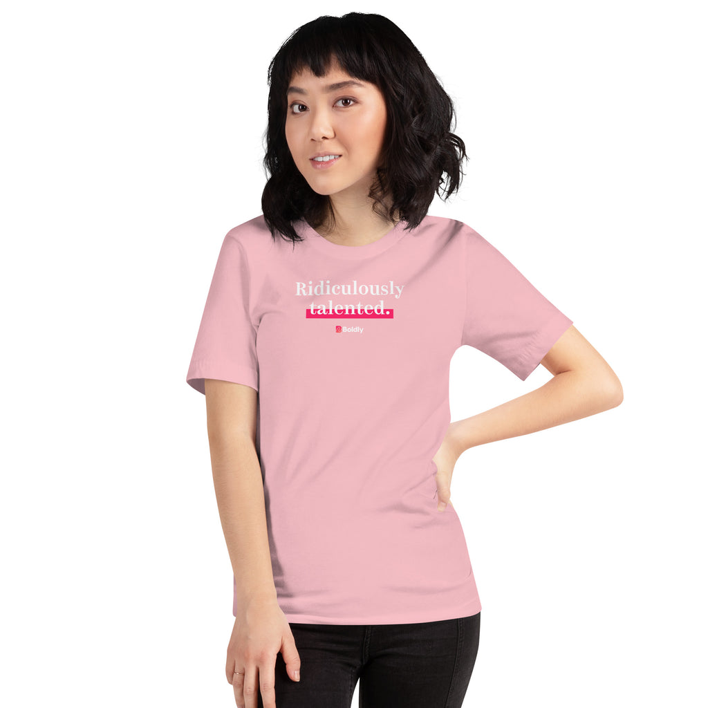 Unisex T-Shirt <br/>(Pink-Line Style)