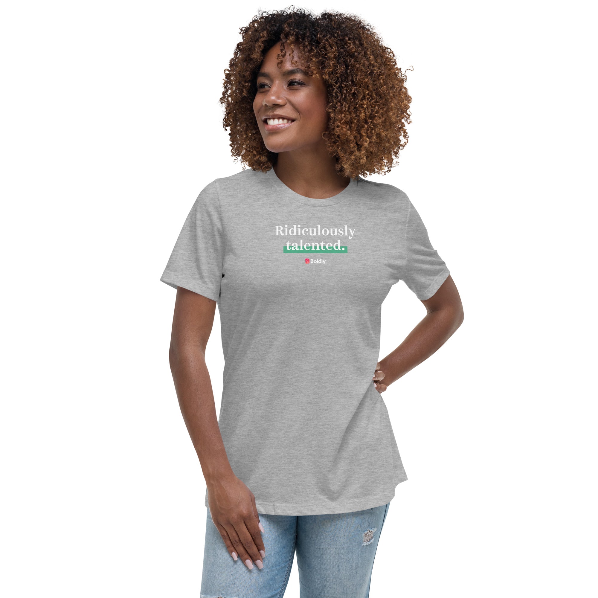 Ladies' Relaxed Fit T-Shirt (Green-Line Style)