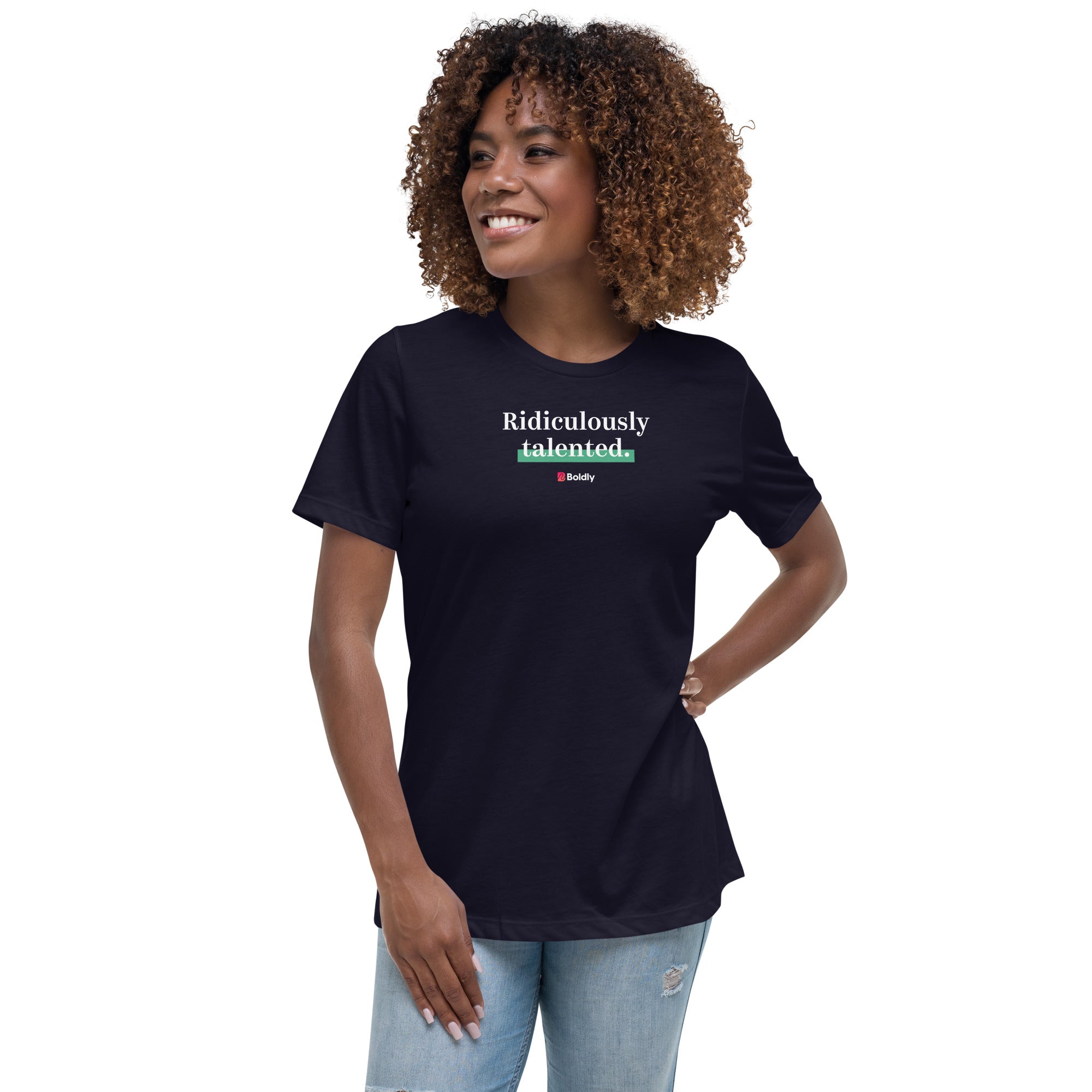 Ladies' Relaxed Fit T-Shirt (Green-Line Style)